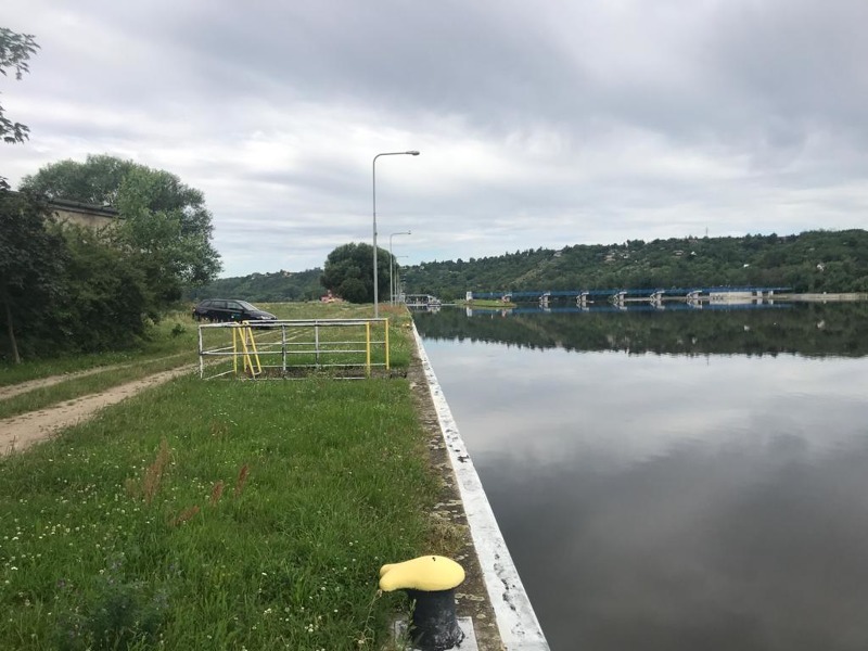 Nápustní objekt do vodovodního systému, který přivádí vodu z Labe do kanálu Nápustní objekt do vodovodního systému, který přivádí vodu z Labe do kanálu