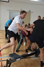 2021|09 - Ředitelé v Labe aréně Štětí vyzkoušeli trenažery 2021|09 - Ředitelé v Labe aréně Štětí vyzkoušeli trenažery