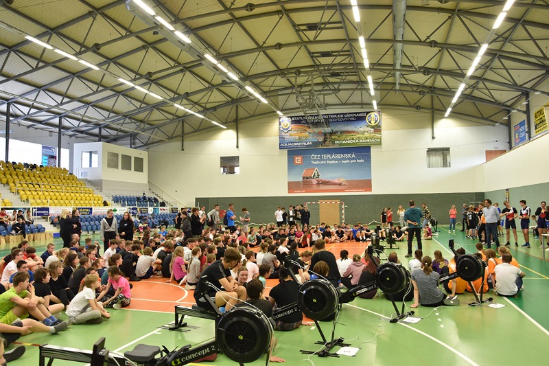Po třech letech se vrátil do Teplic sportovní veslařský festival pro žáky a studenty středních a základních škol TEPLICKO VESLUJE